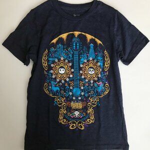 Used EUC Vibrant Coco Kids Cute Disney Skull T Shirt Official Boys Medium